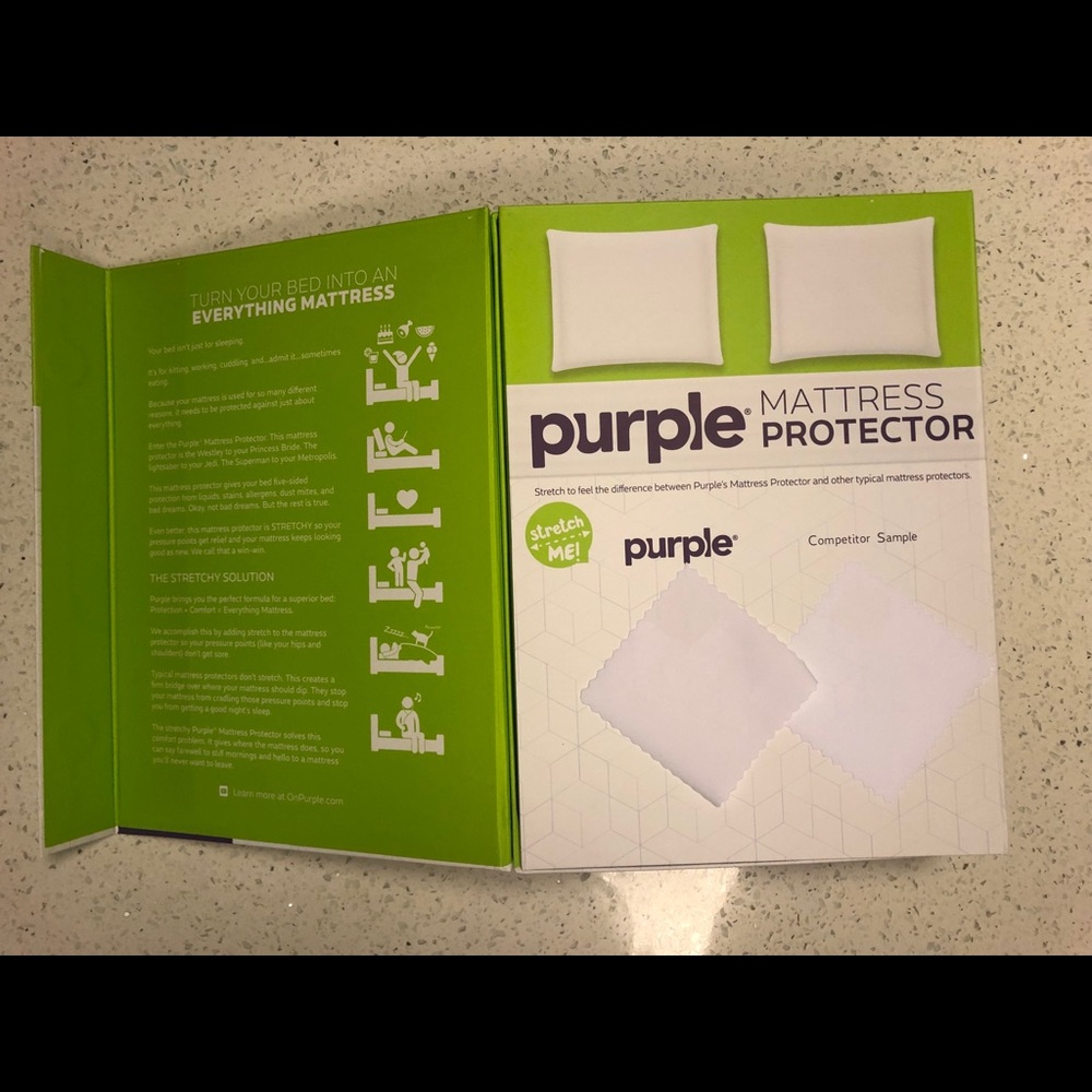 Purple Mattress Protector - Picture 2 of 4